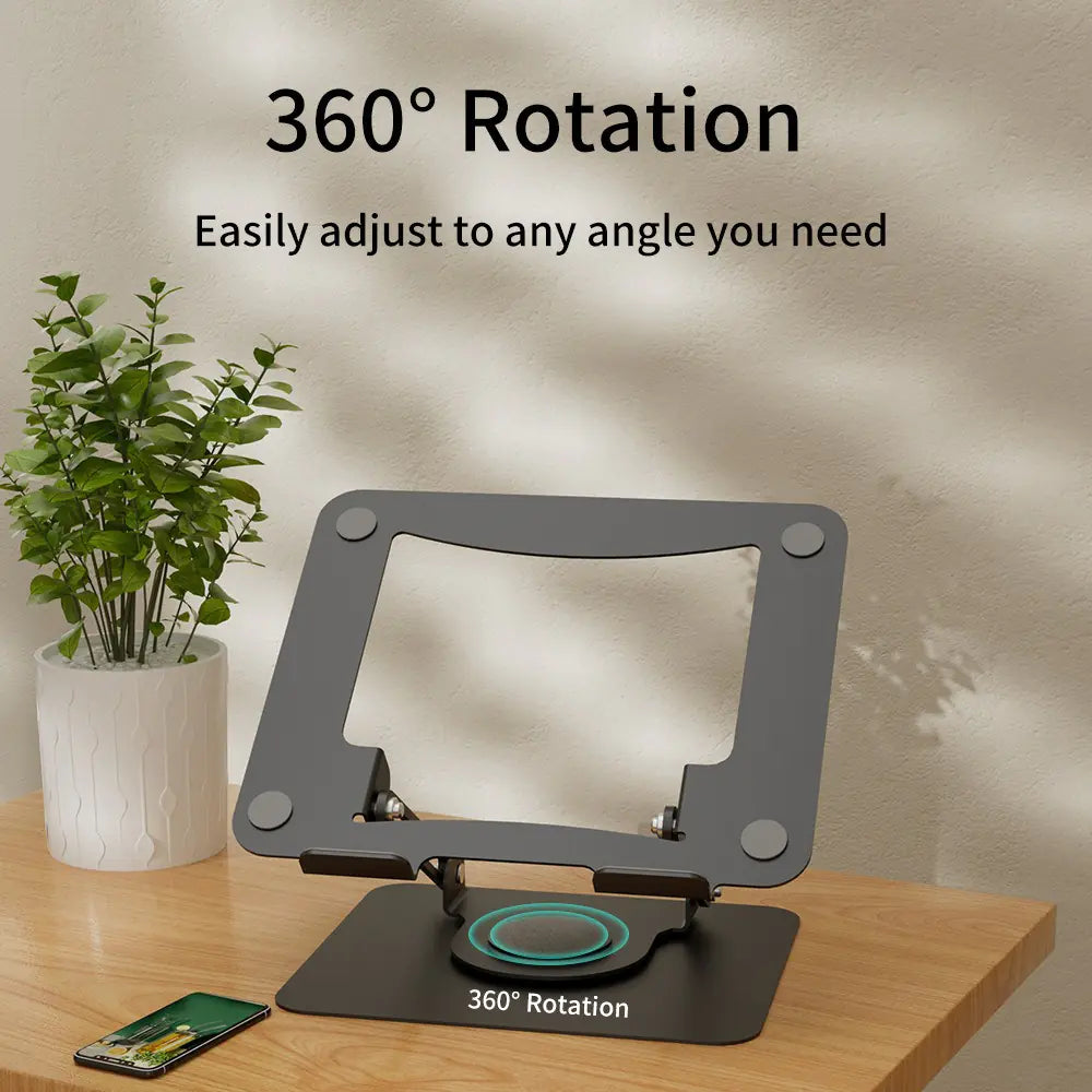 Adjustable Laptop Stand — Ergonomic Desk Riser for Posture & Productivity
